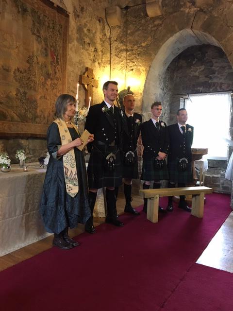 Wedding Alan and Joanne CW with boys